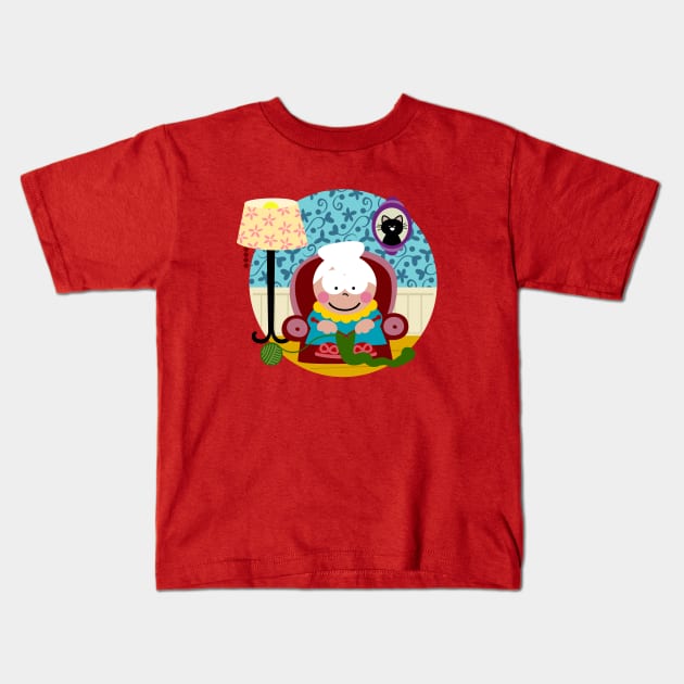 Knitter Kids T-Shirt by soniapascual